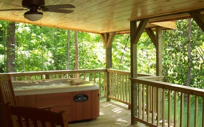 Cabin in Woods - Porch